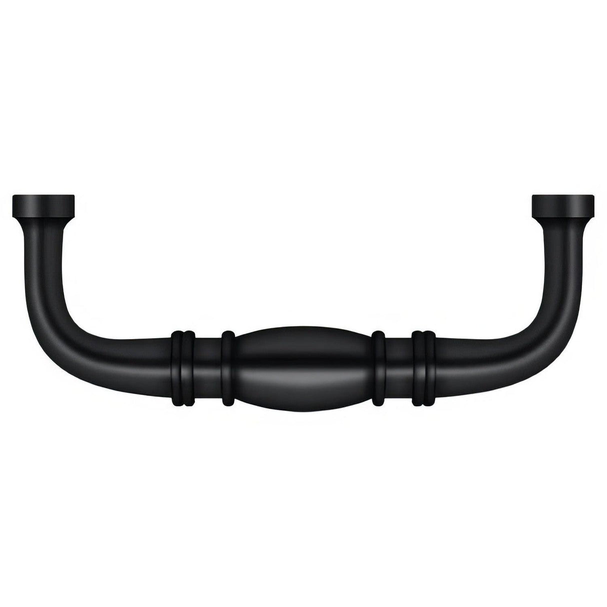 Deltana K4473U19 K4473U5 3" Colonial Wire Pull with 3" Centers Paint Black