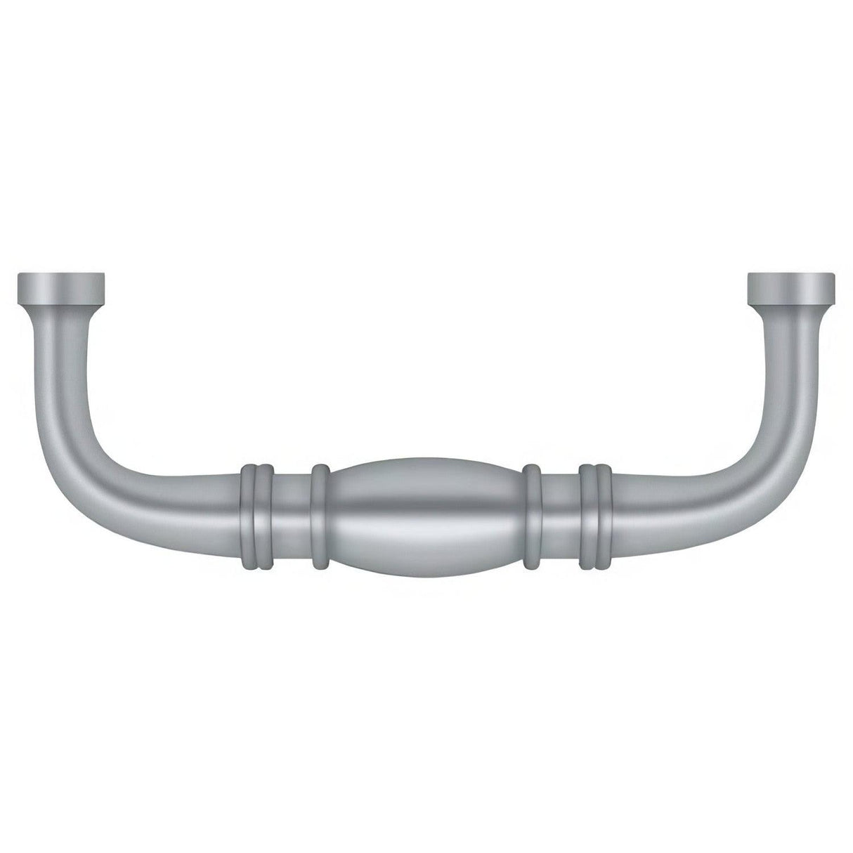 Deltana K4473U26D K4473U5 3" Colonial Wire Pull with 3" Centers Brushed Chrome