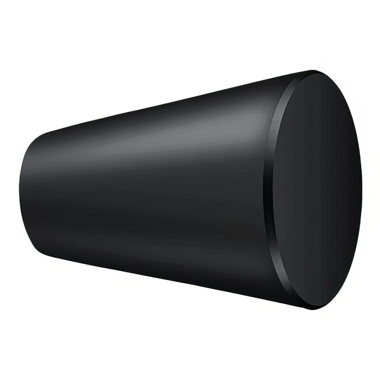 Deltana KC20U19 KC20 1" Cone Knob Paint Black
