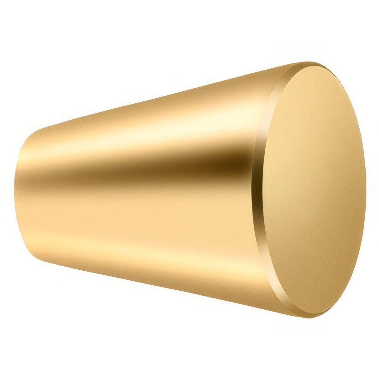 Deltana KC24CR003 KC24 1-1/8" Cone Cabinet Knob Lifetime Polished Brass