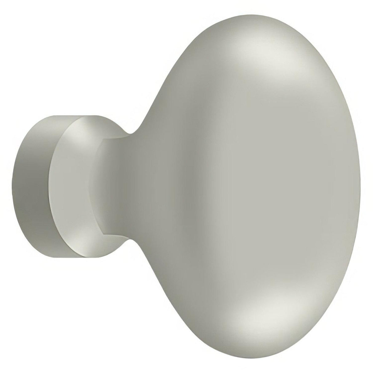 Deltana KE125U15 KE125 Oval Egg Cabinet Knob Satin Nickel
