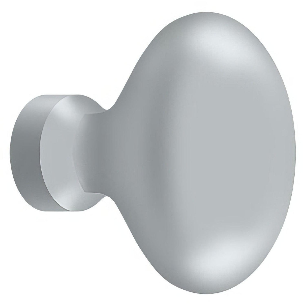 Deltana KE125U26D KE125 Oval Egg Cabinet Knob Satin Chrome
