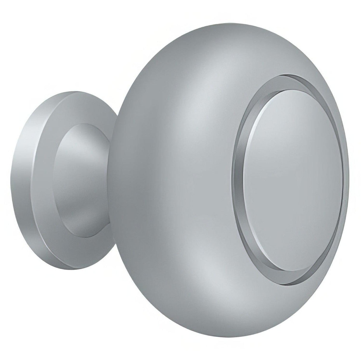 Deltana KR119U26D KR119 1-1/4" Round Groove Bi-Fold Knob Brushed Chrome