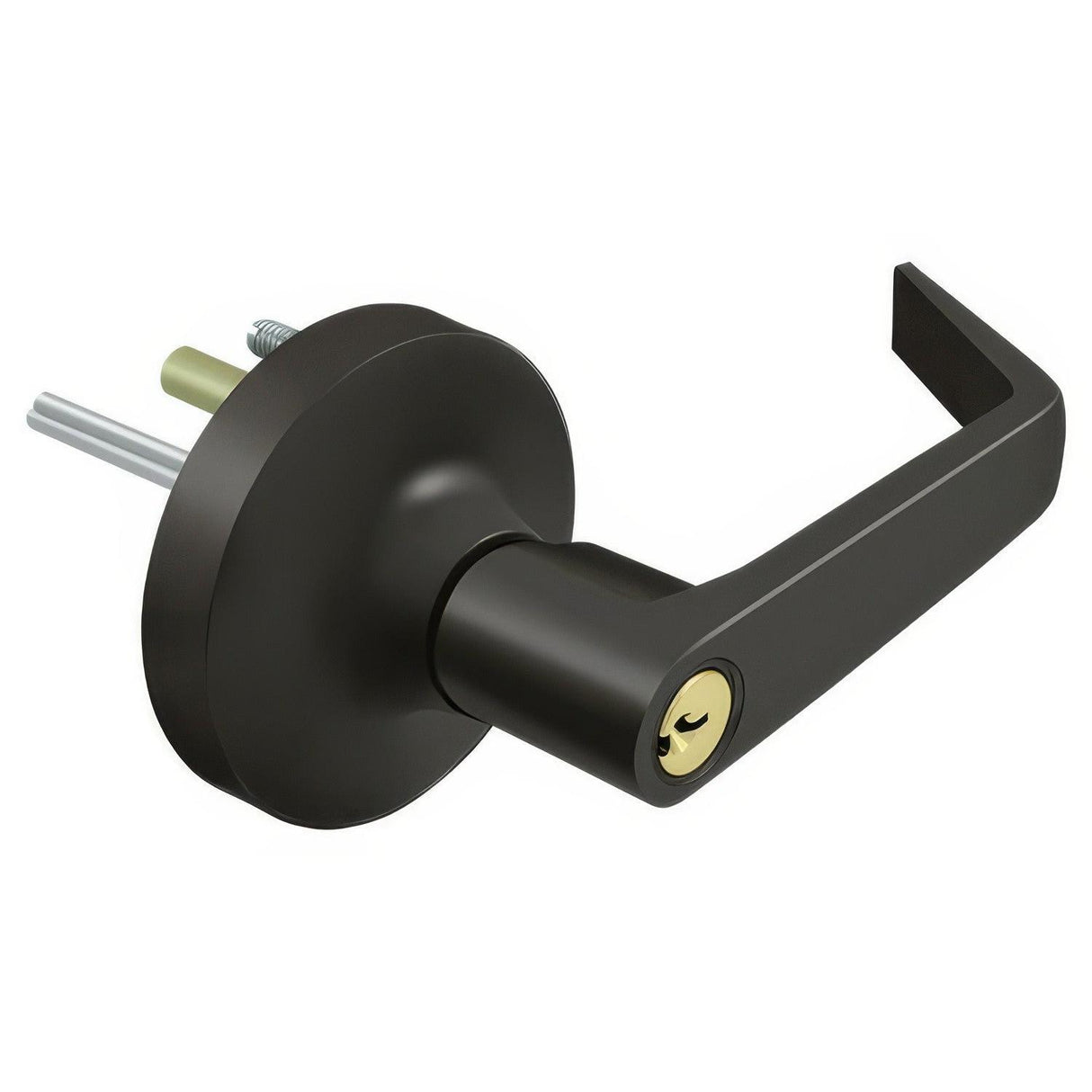 Deltana LTED80LS-10B Entry Function Lever Trim Oil Rubbed Bronze