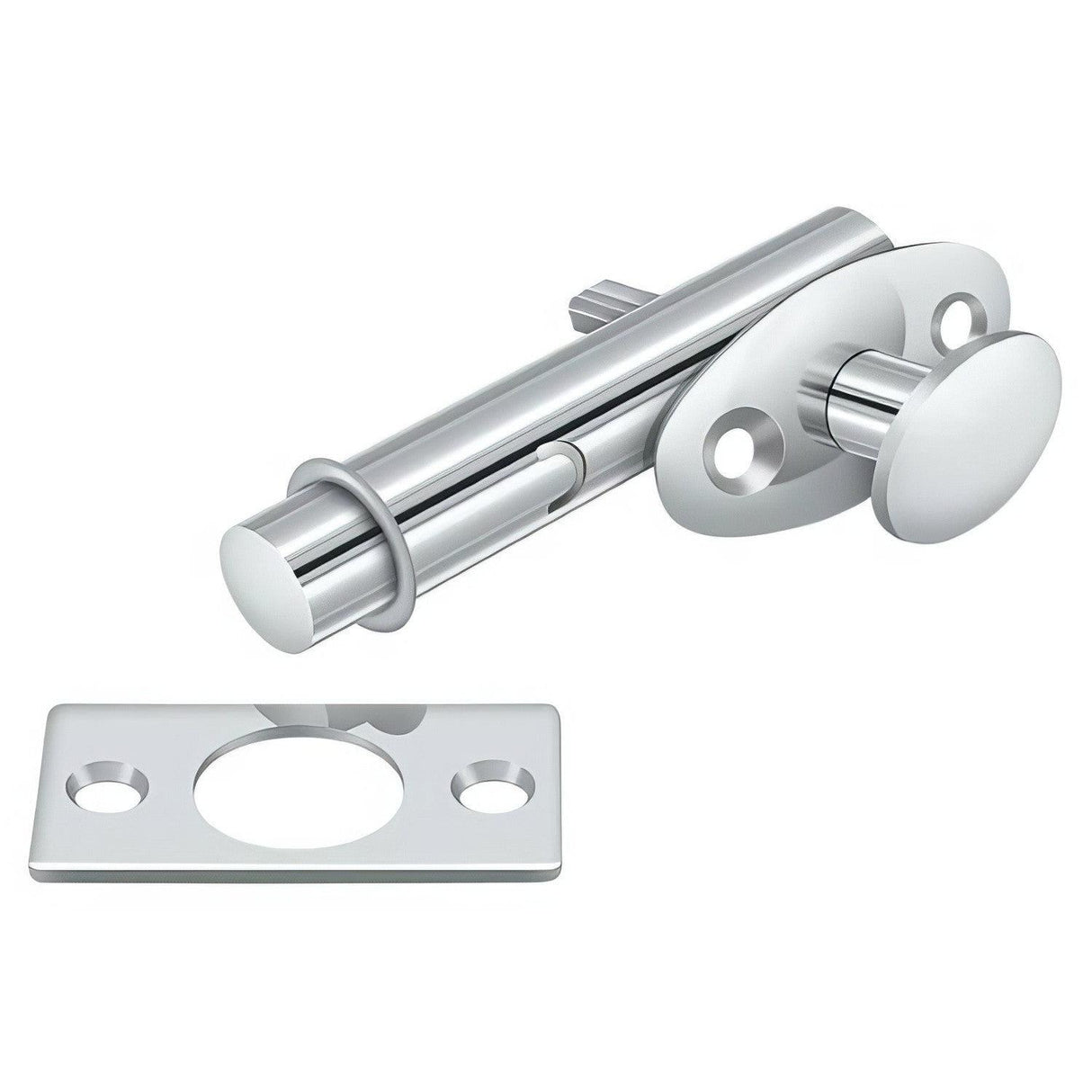 Deltana MB175U26 MB175 Mortise Security Bolt with 7/8" Projection Chrome