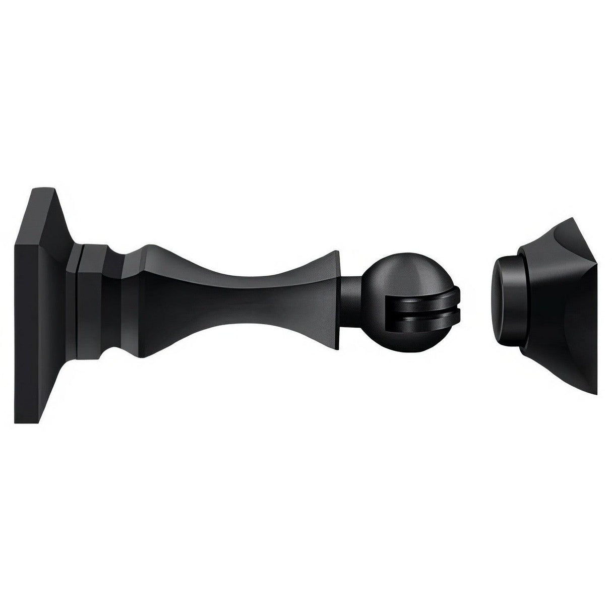 Deltana MDH35U19 MDH35U 3-1/2" Magnetic Door Holder Paint Black