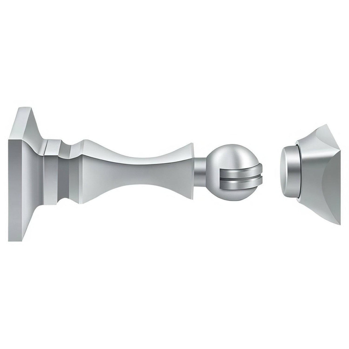 Deltana MDH35U26 MDH35U 3-1/2" Magnetic Door Holder Chrome