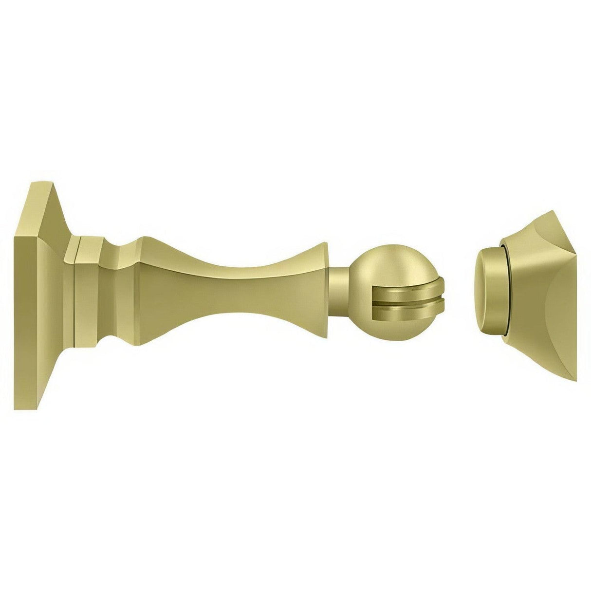 Deltana MDH35U3 MDH35U 3-1/2" Magnetic Door Holder Polished Brass