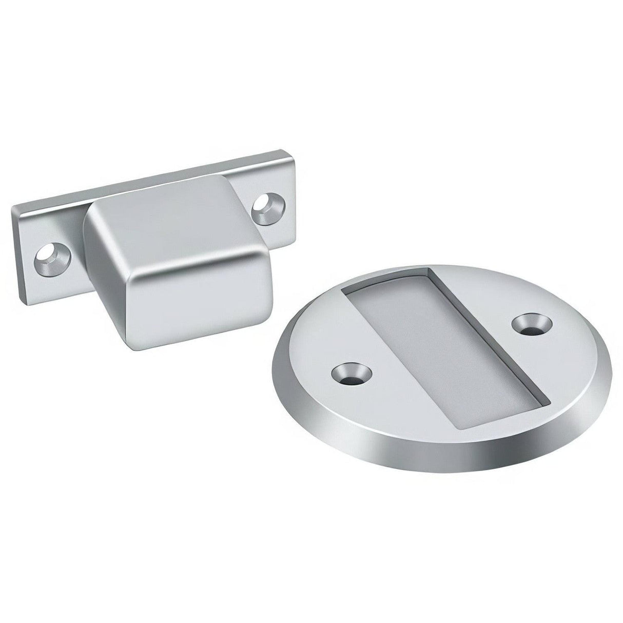 Deltana MDHF25U26 MDHF25 2-1/2" Flush Magnetic Door Holder Chrome
