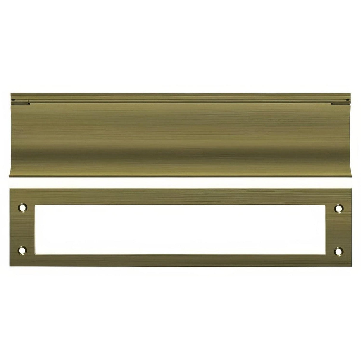 Deltana MS0030U5 MS0030 13" x 3-1/16" HD Mail Slot Antique Brass