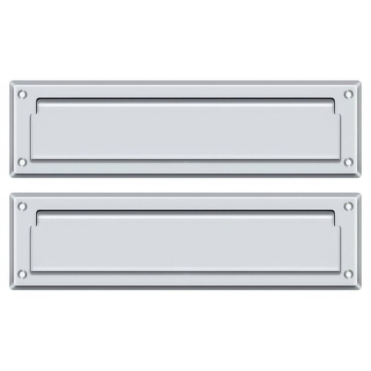 Deltana MS212U26 MS212 13-1/8" x 3-5/8" Mail Slot with Interior Flap Polished Chrome
