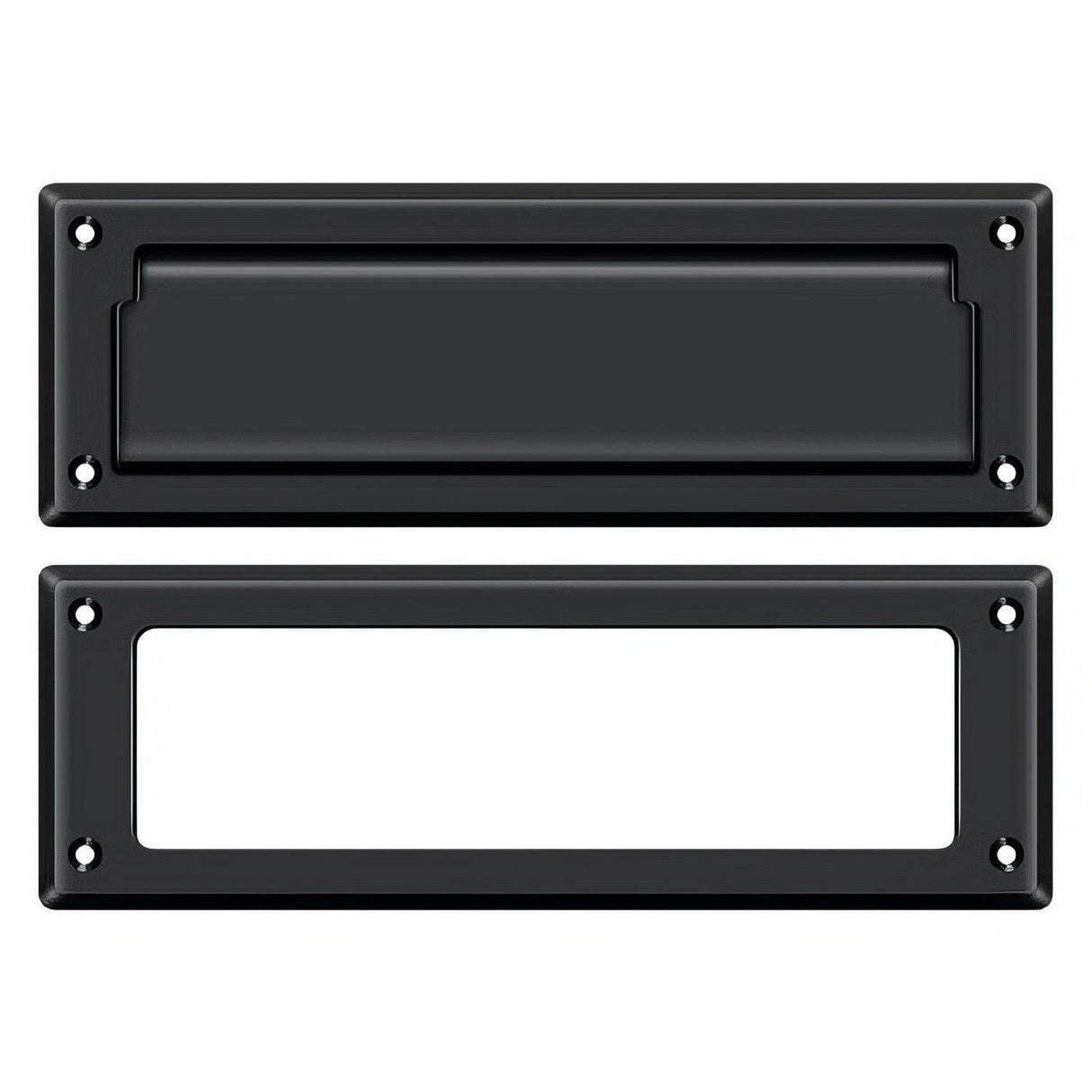 Deltana MS626U19 MS626 8-7/8" Wide Mail Slot with Interior Frame Black