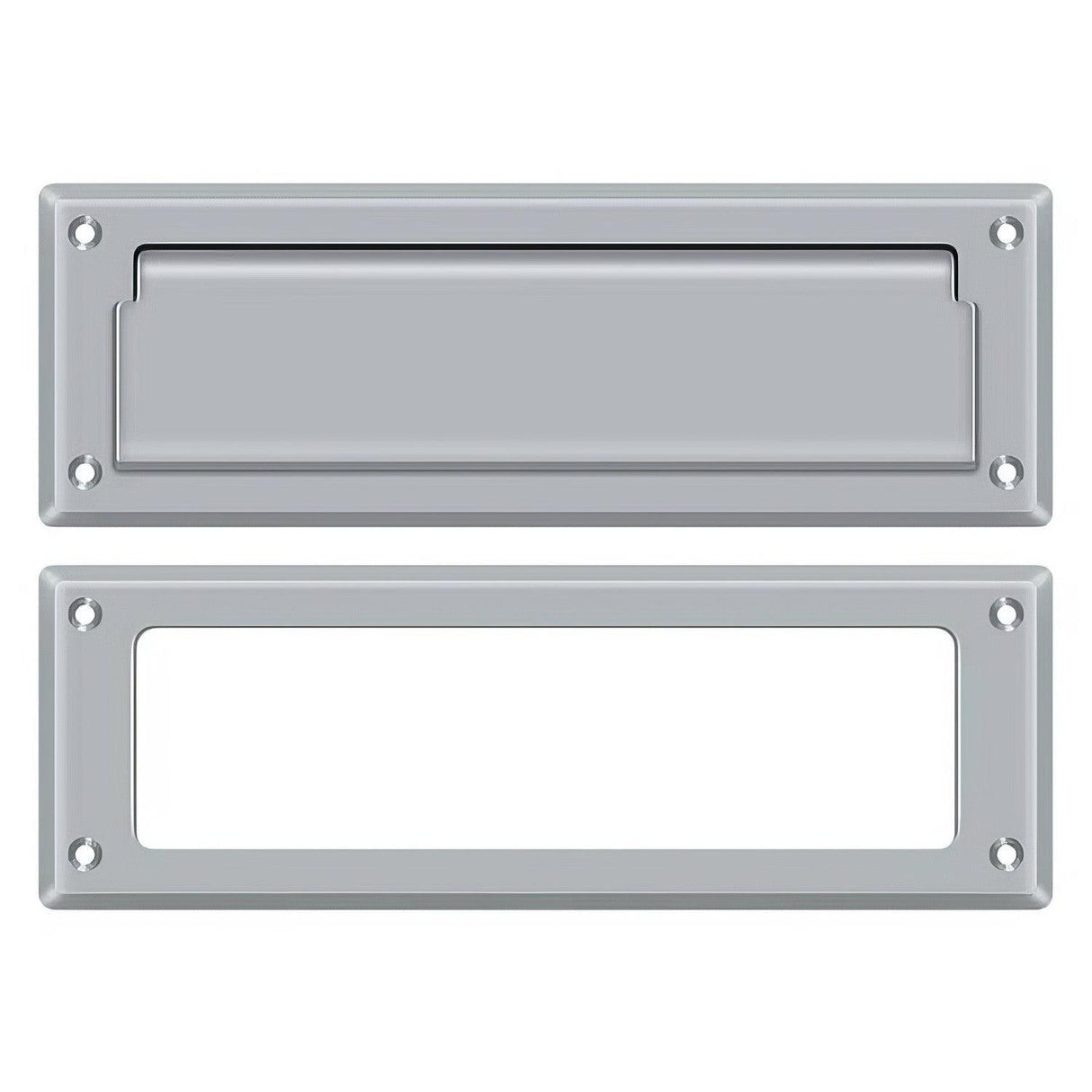 Deltana MS626U26D MS626 8-7/8" Wide Mail Slot with Interior Frame Brushed Chrome