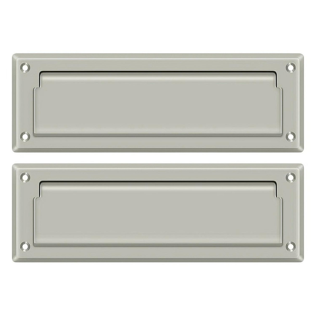 Deltana MS627U15 MS627 8-7/8" Wide Mail Slot with Back Plate Brushed Nickel