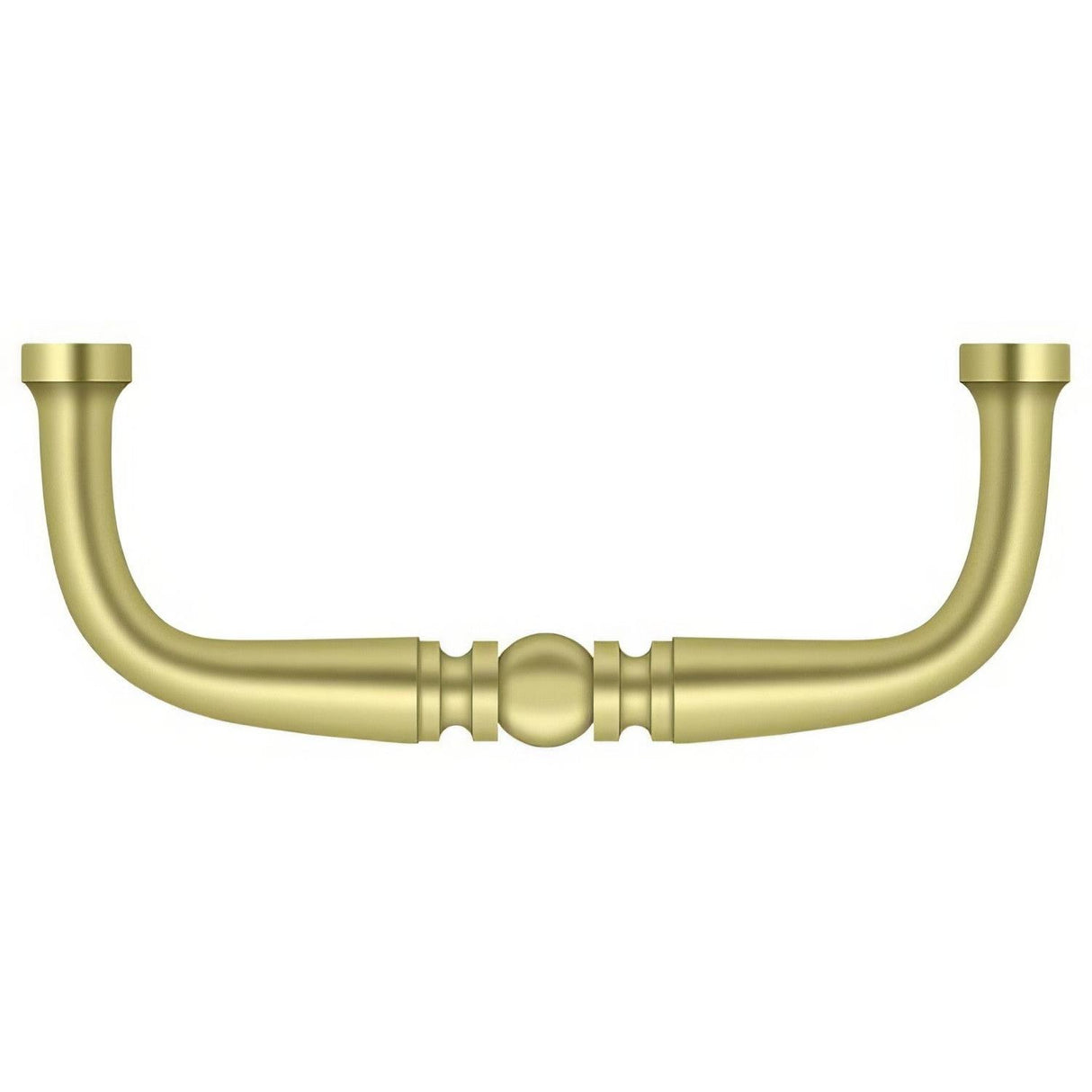 Deltana PCT300U3 PCT300 3" Traditional Wire Pull Polished Brass