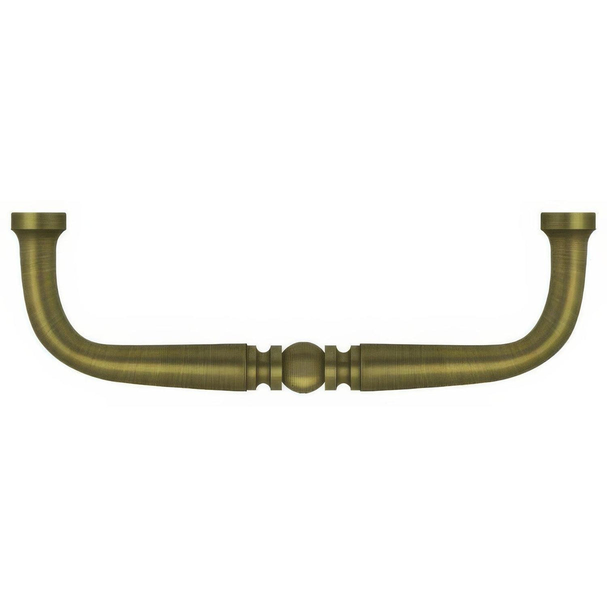 Deltana PCT350U5 PCT350 3-1/2" Traditional Wire Cabinet Pull Antique Brass