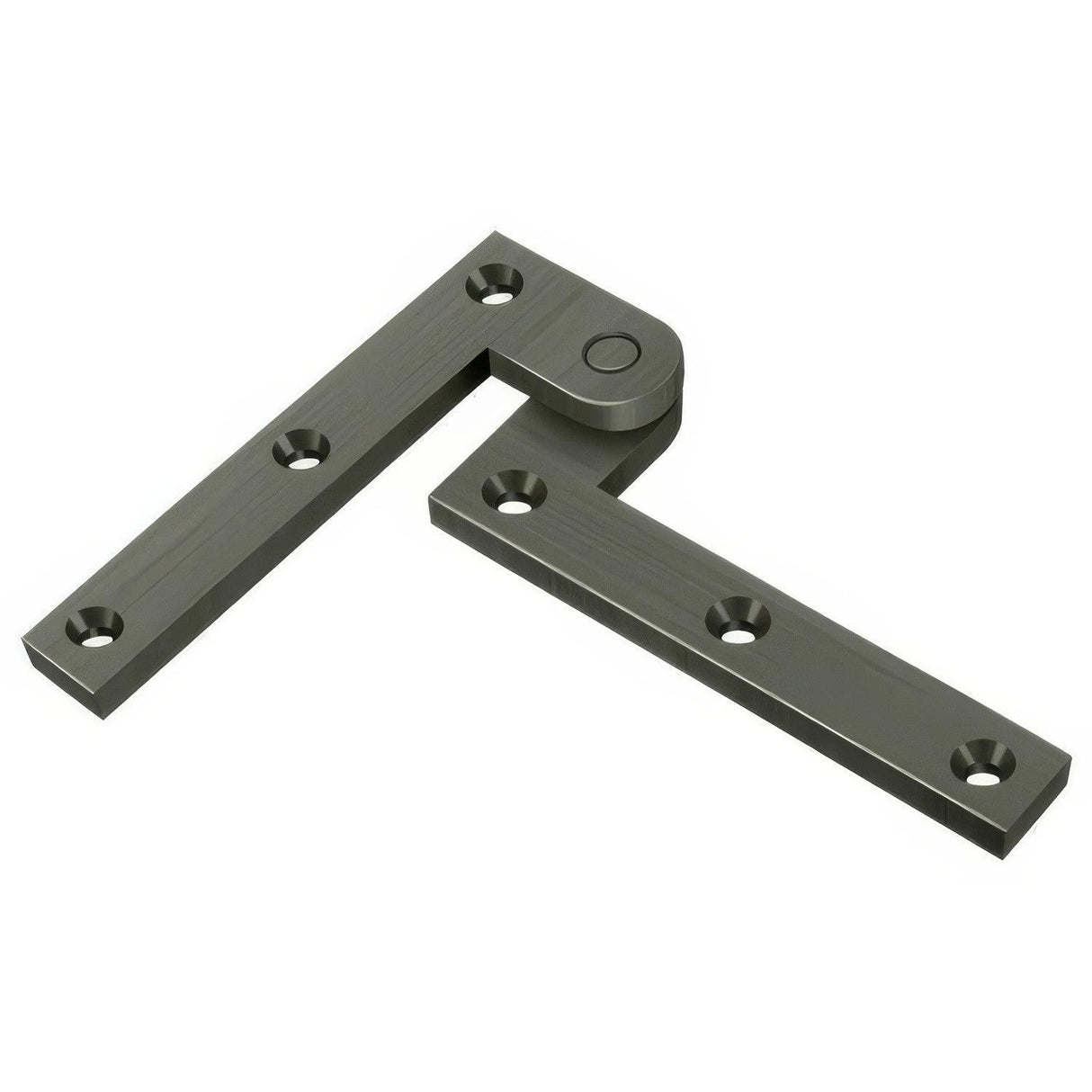 Deltana PH35U15A PH35U 3-7/8" x 5/8" x 1/4" Pivot Hinge Door Set Antique Nickel