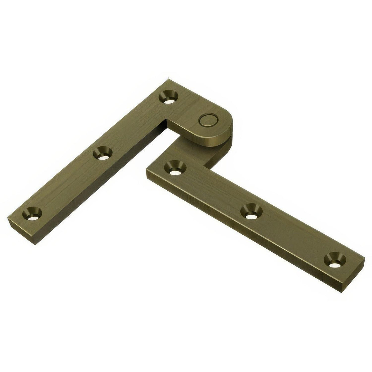 Deltana PH35U5 PH35U 3-7/8" x 5/8" x 1/4" Pivot Hinge Door Set Antique Brass