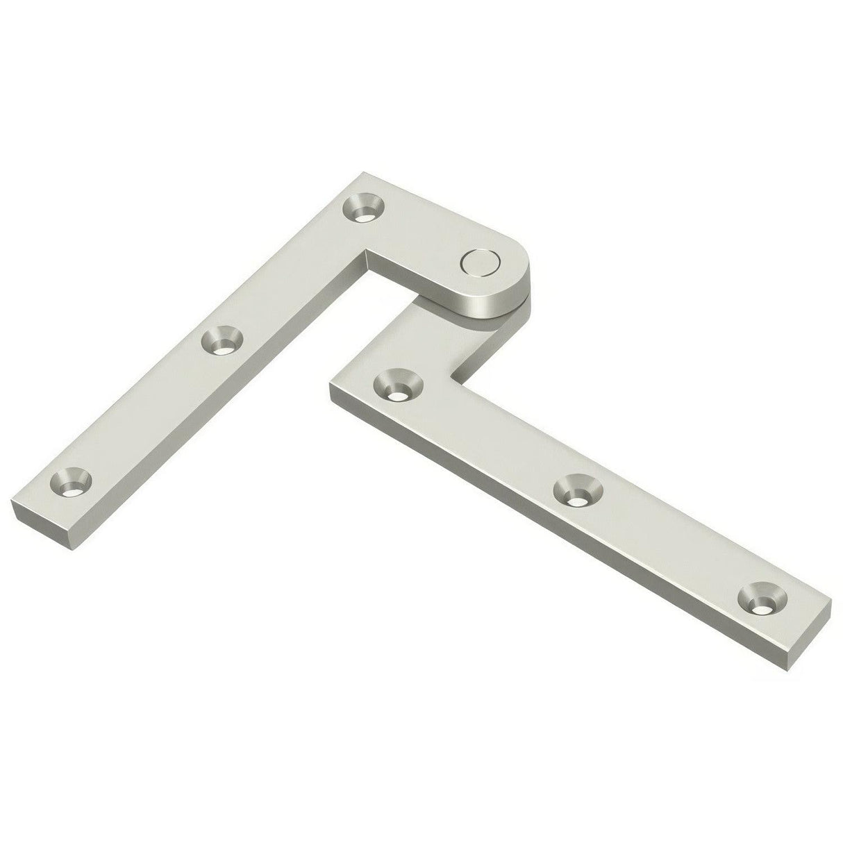 Deltana PH40U14 PH40U 4-3/8" x 5/8" x 1/4" Pivot Hinge Polished Nickel