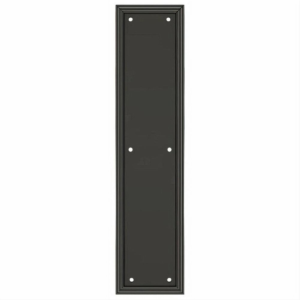 Deltana PP2280U10B PP2280 3-1/2" x 15" HD Framed Push Plate Oil Rubbed Bronze