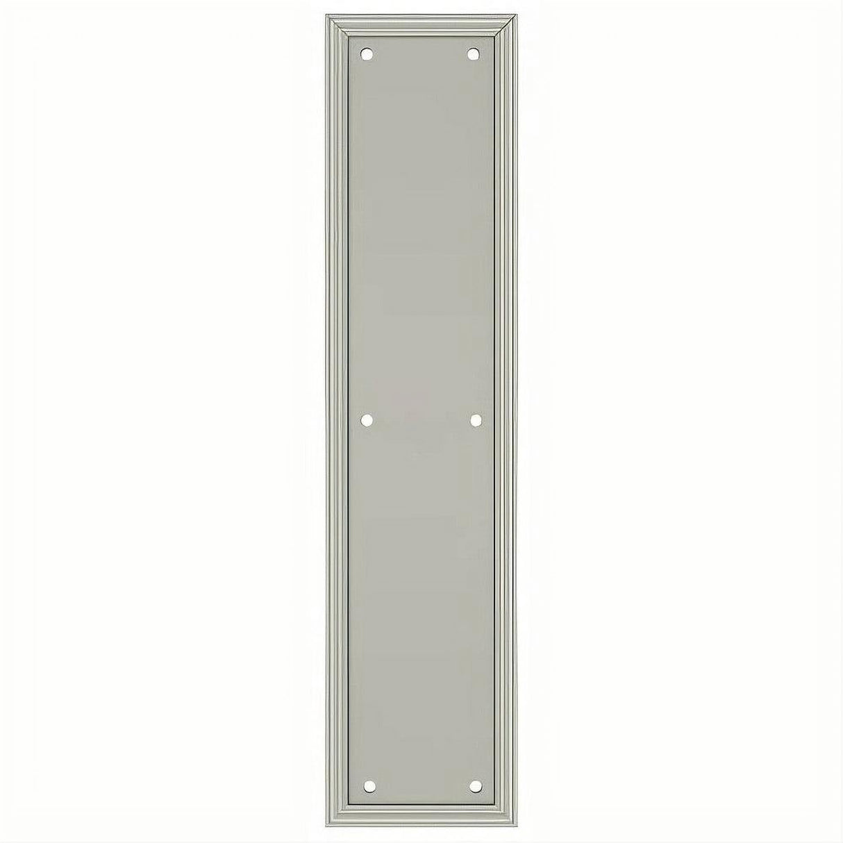 Deltana PP2280U15 PP2280 3-1/2" x 15" HD Framed Push Plate Satin Nickel
