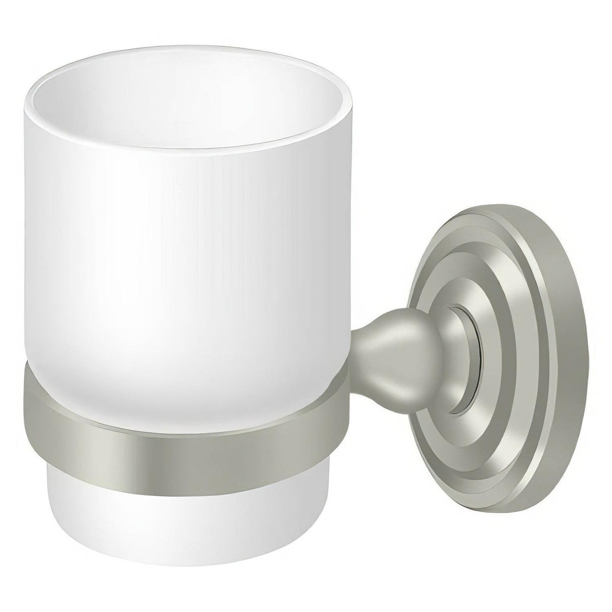 Deltana R2013-U15 R-Series 3-3/4" Tumbler / Toothbrush Holder with Mount Satin Nickel
