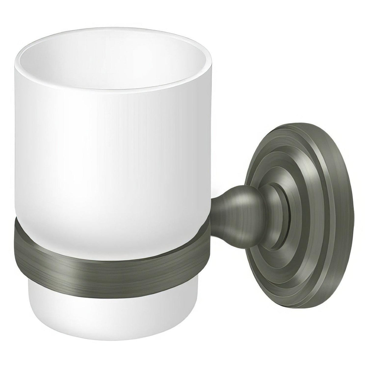 Deltana R2013-U15A R-Series 3-3/4" Tumbler / Toothbrush Holder with Mount Antique Nickel