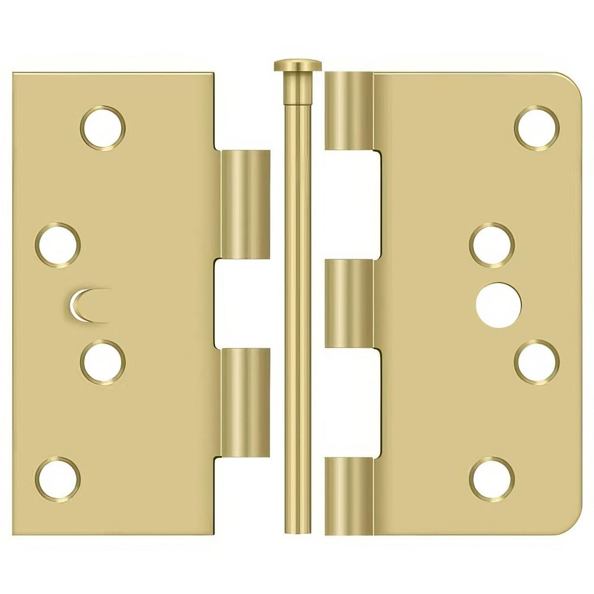 Deltana S44058TT4-UN 4" x 4" 5/8" Radius Corner Door Hinge
