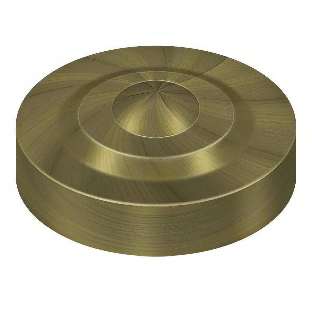 Deltana SCD100U5 SCD100 1" Diameter Round Dimpled Screw Covers Antique Brass