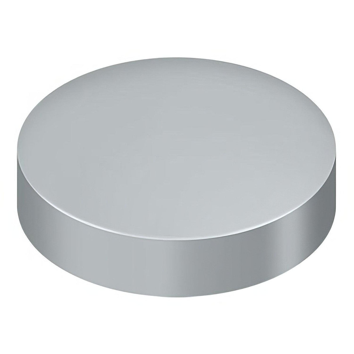 Deltana SCF100U26D SCF100 1" Diameter Round Screw Covers Brushed Chrome