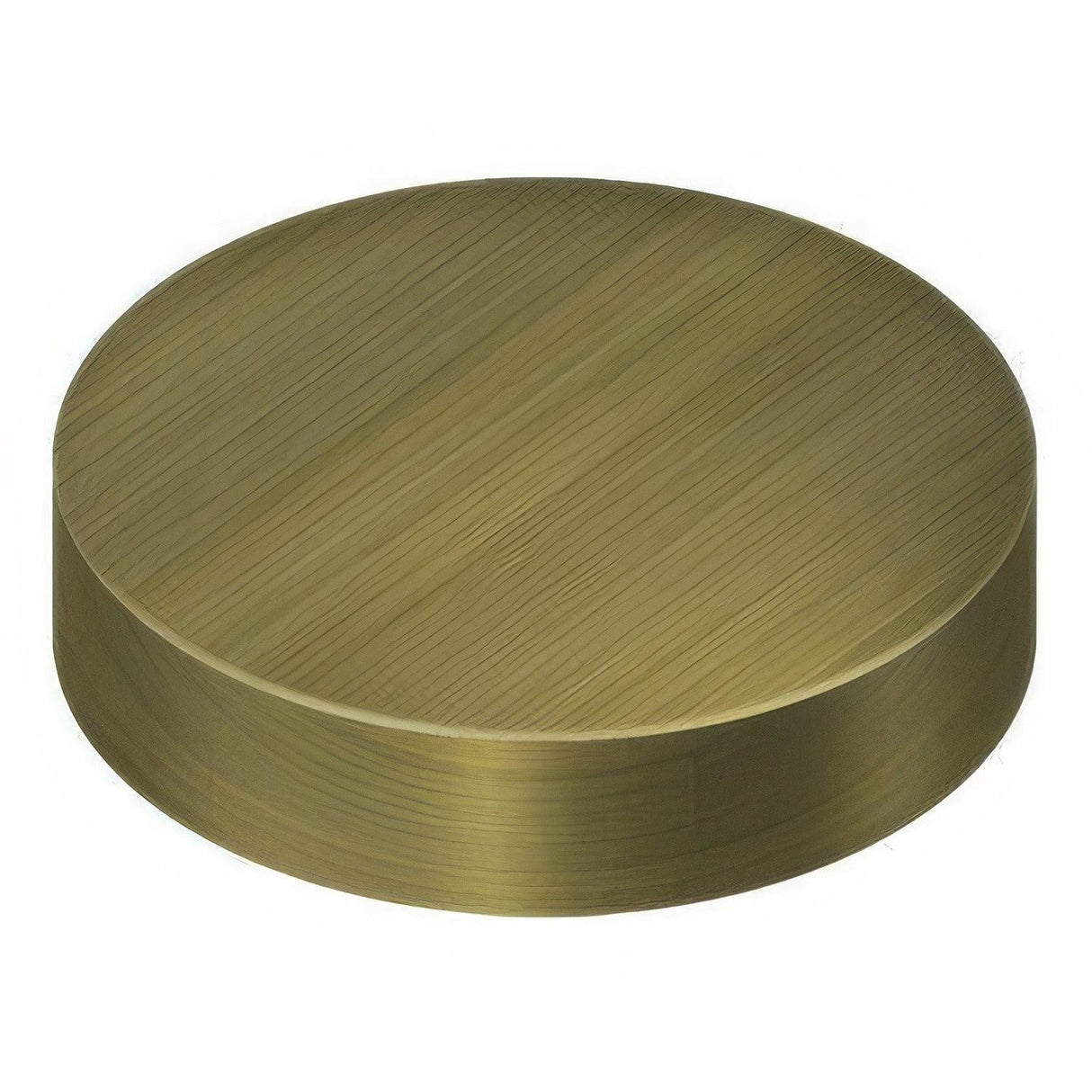 Deltana SCF100U5 SCF100 1" Diameter Round Screw Covers Antique Brass
