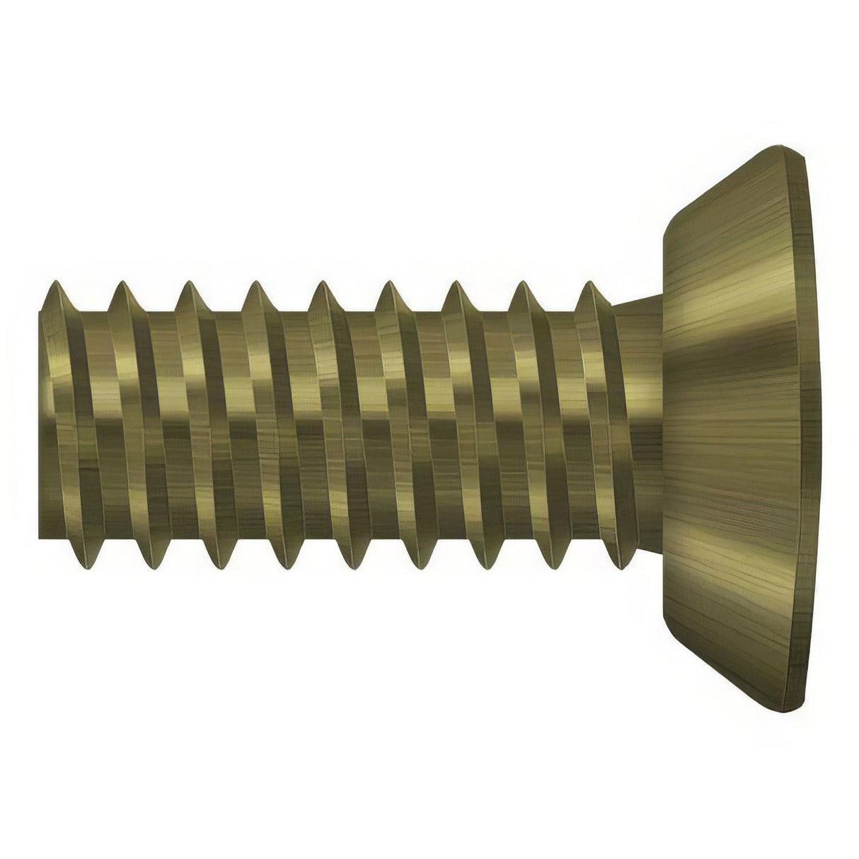 Deltana SCMS1005U5 SCMS1005 #10 x 1/2" Steel Machine Screw Antique Brass