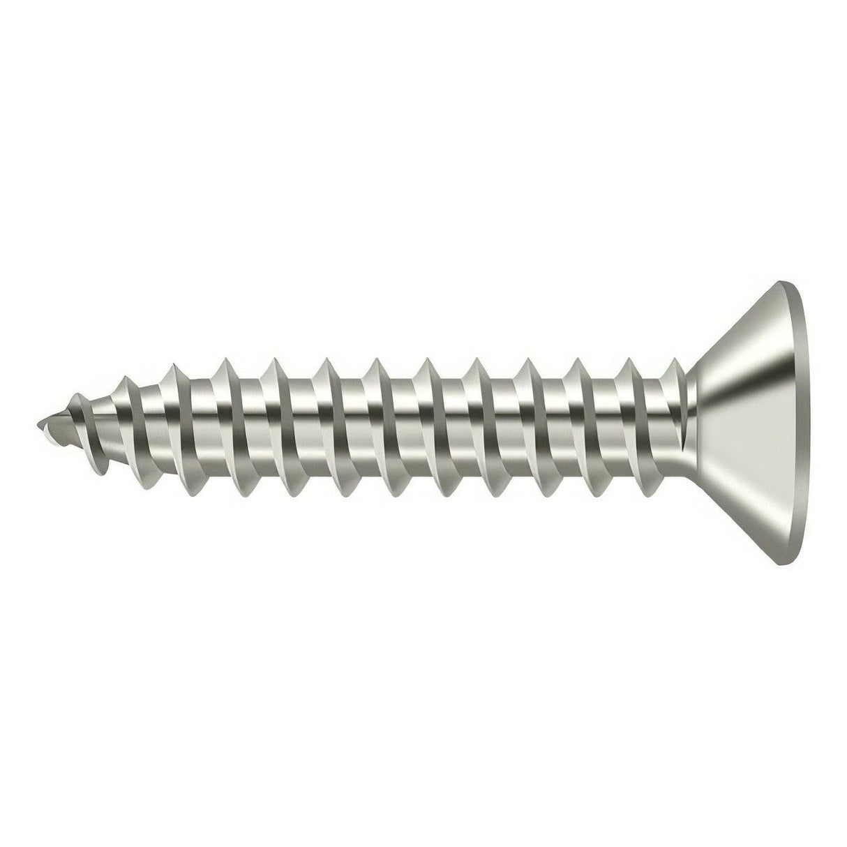 Deltana SCWB1010U14 SCWB1010 #10 x 1" Wood Screw Polished Nickel