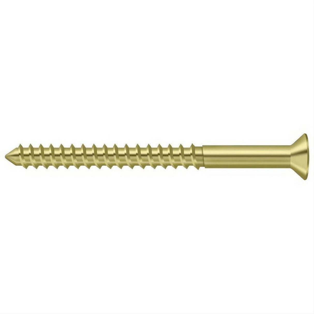 Deltana SCWB1025U3 SCWB1025 #10 x 2-1/2" Wood Screw Polished Brass