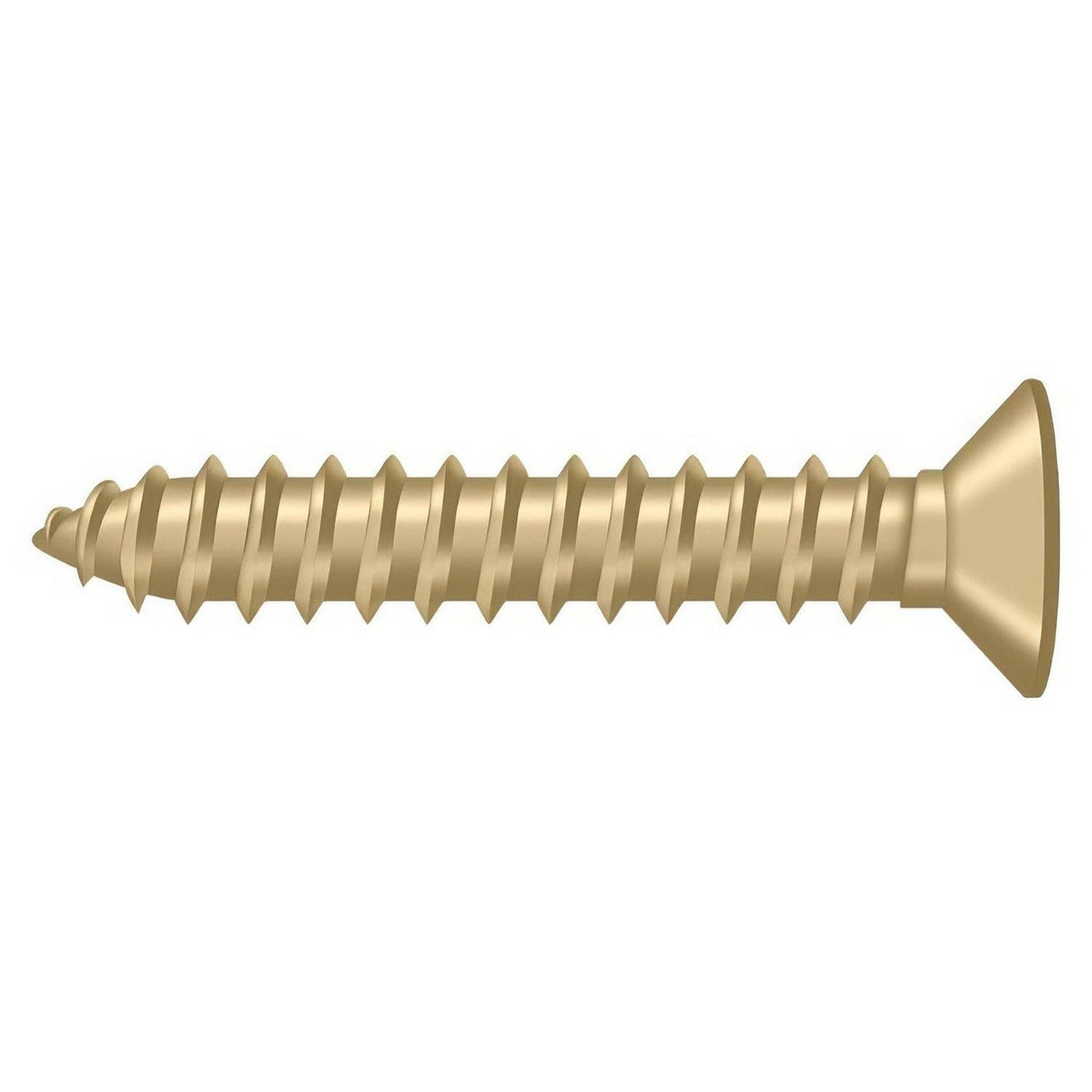 Deltana SCWB12125U4 SCWB12125 #12 x 1-1/4" Wood Screw Brushed Brass