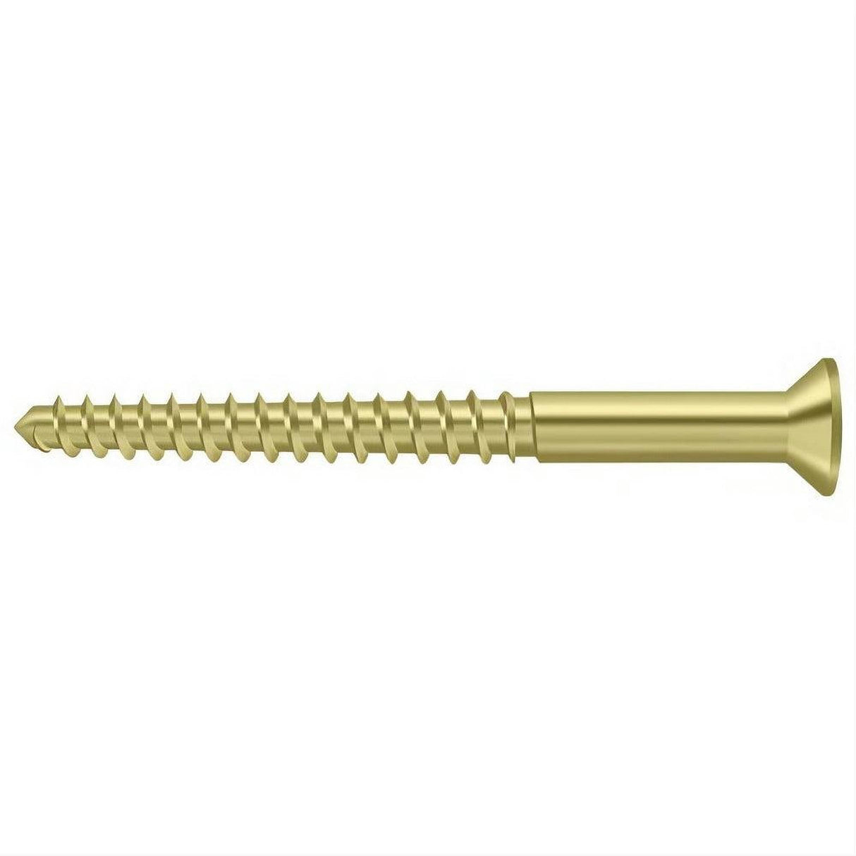 Deltana SCWB1225U3 SCWB1225 #12 x 2-1/2" Wood Screw Polished Brass