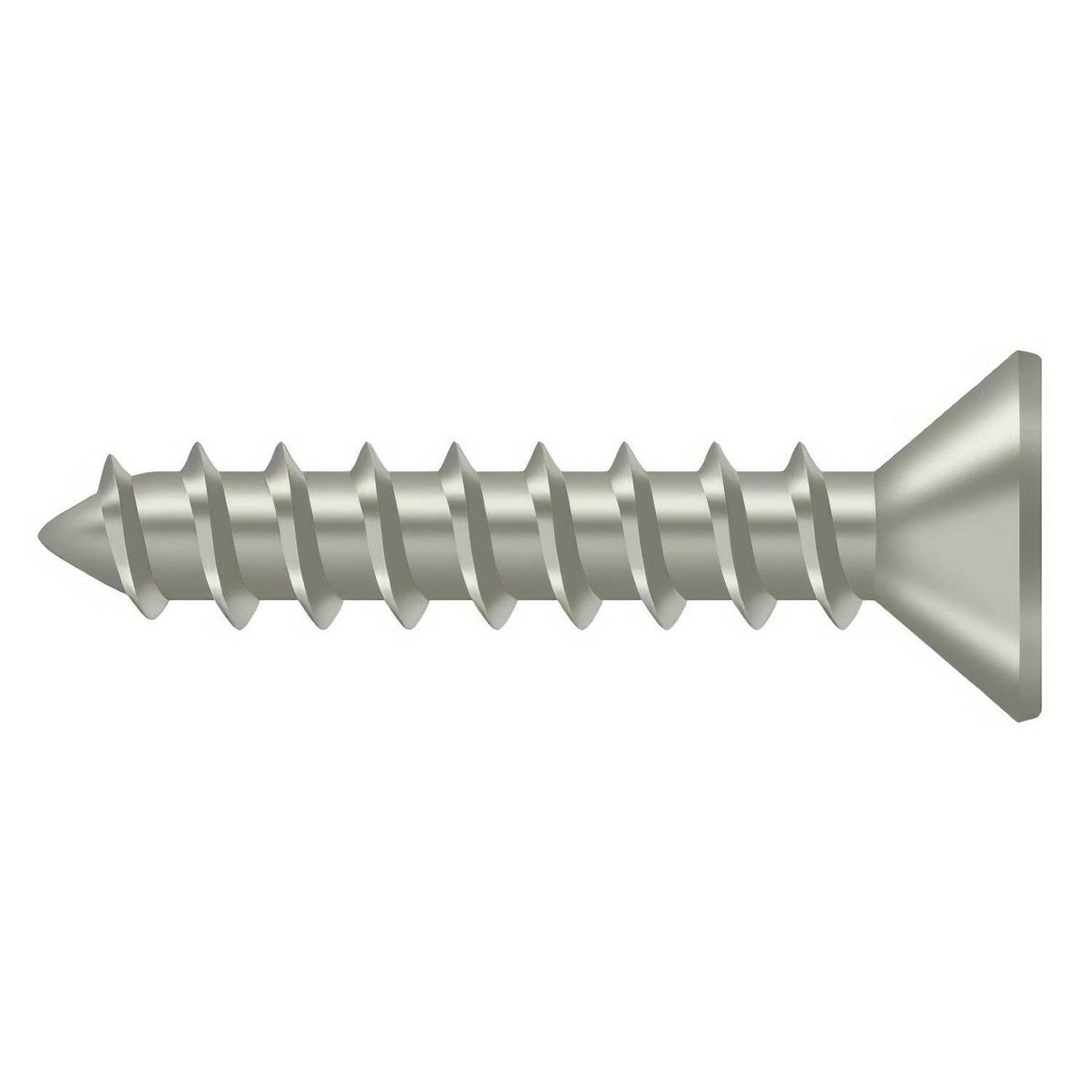 Deltana SCWS1010U15 SCWS1010 #10 x 1" Steel Wood Screw Satin Nickel