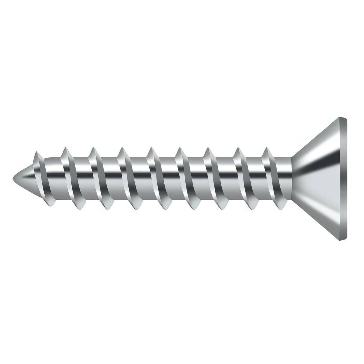 Deltana SCWS1010U26 SCWS1010 #10 x 1" Steel Wood Screw Chrome
