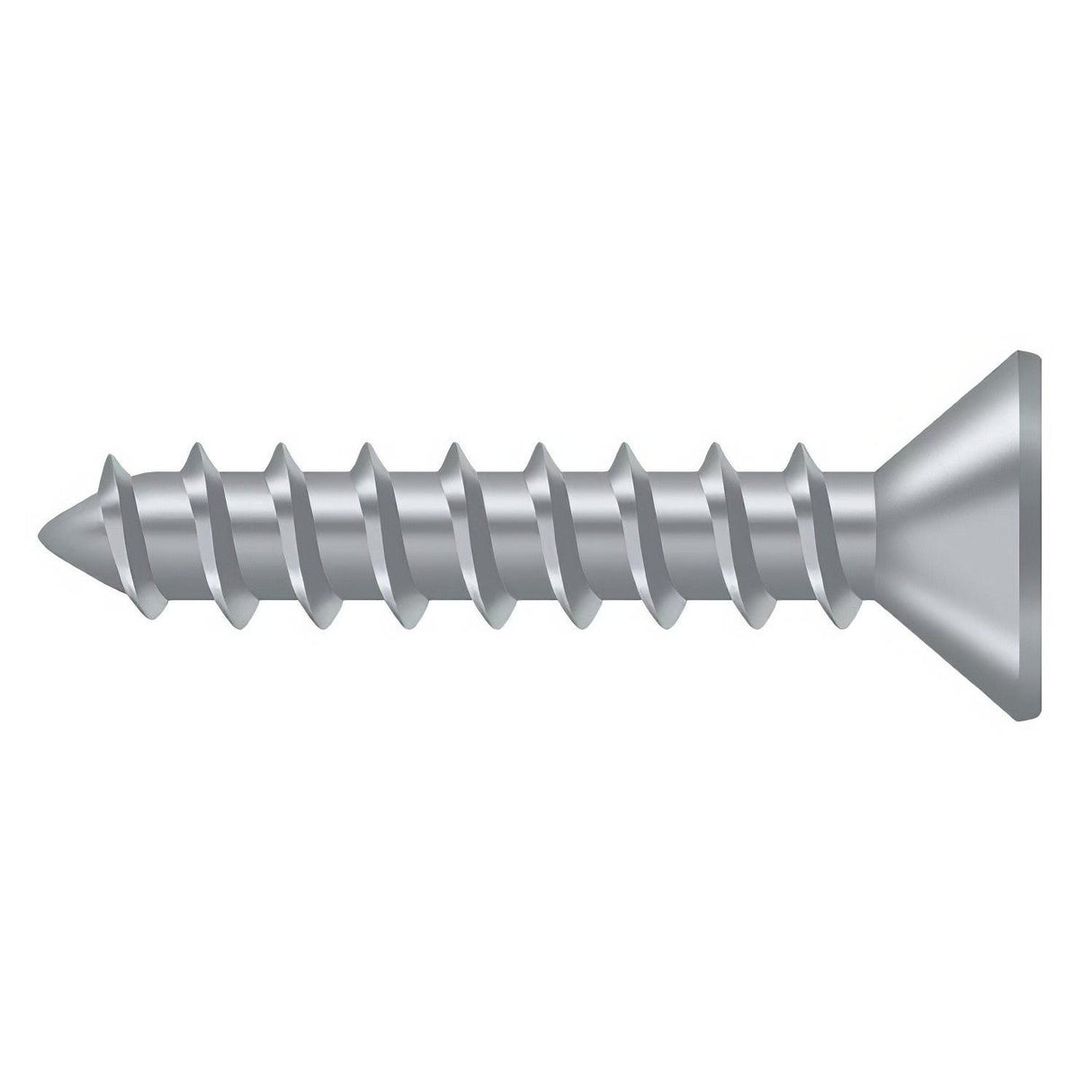 Deltana SCWS1010U26D SCWS1010 #10 x 1" Steel Wood Screw Brushed Chrome