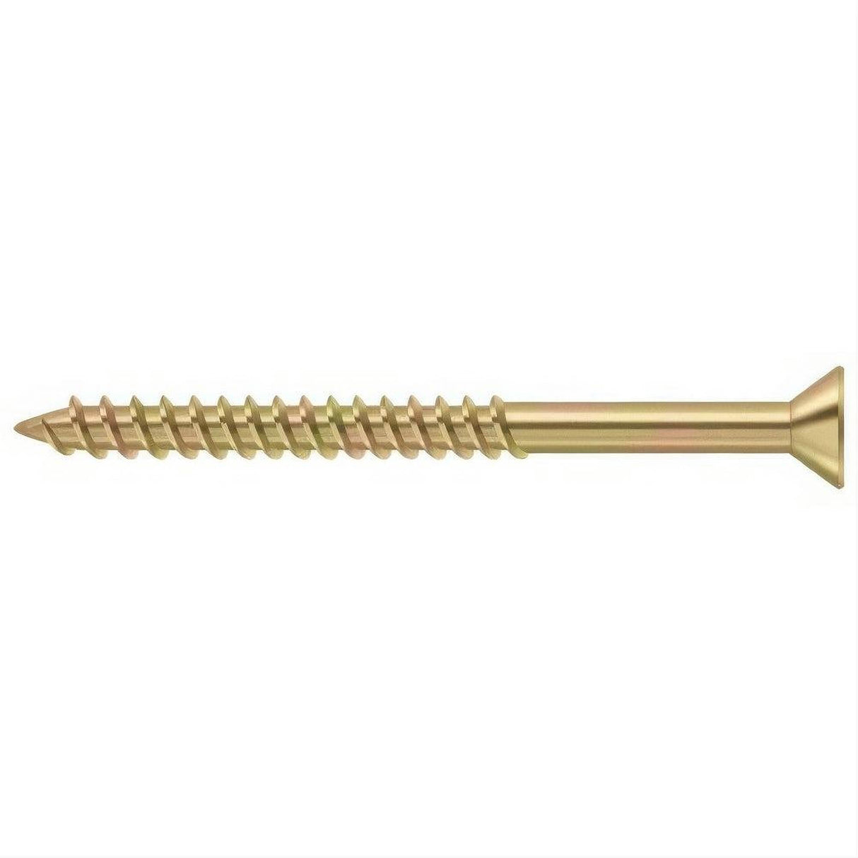 Deltana SCWS1025U2D SCWS1025 #10 x 2-1/2" Steel Wood Screw Zinc Chromate