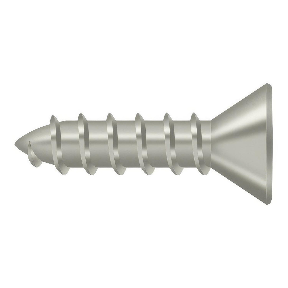 Deltana SCWS1075U15 SCWS1075 #10 x 3/4" Steel Wood Screw Satin Nickel