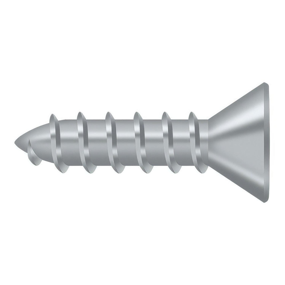 Deltana SCWS1075U26D SCWS1075 #10 x 3/4" Steel Wood Screw Brushed Chrome