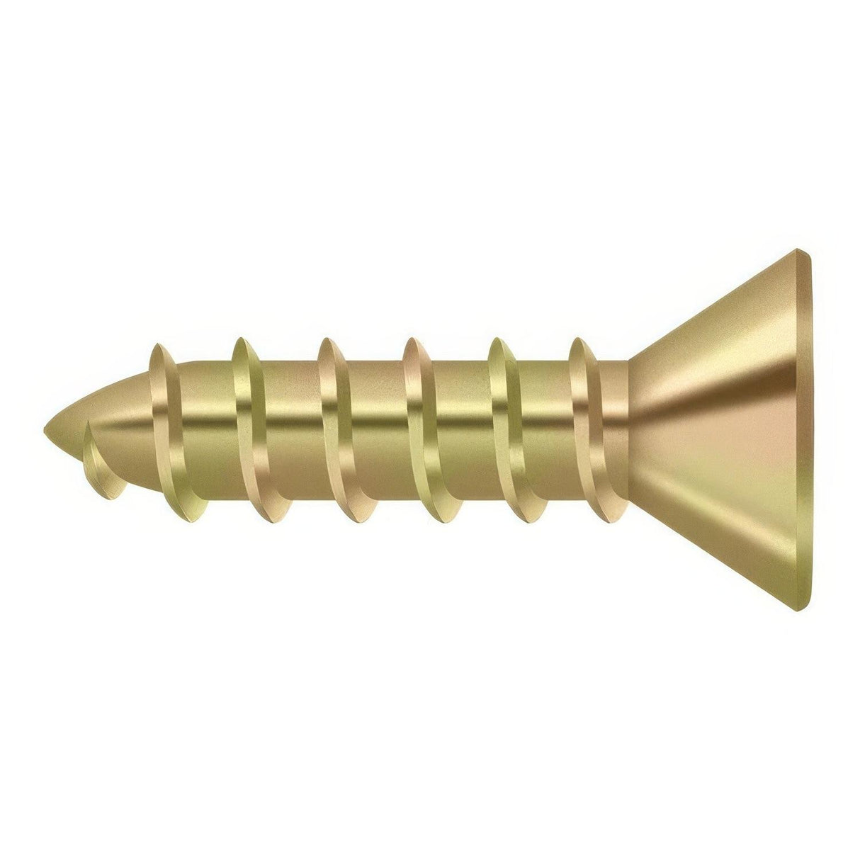Deltana SCWS1075U2D SCWS1075 #10 x 3/4" Steel Wood Screw Zinc Chromate