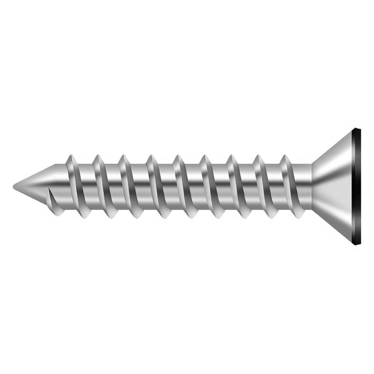Deltana SCWS12125U1B SCWS12125 #12 x 1-1/4" Steel Wood Screw Flat Black