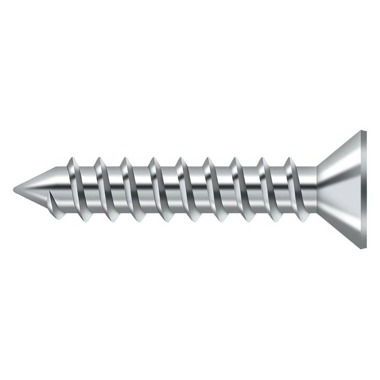 Deltana SCWS12125U26 SCWS12125 #12 x 1-1/4" Steel Wood Screw Chrome