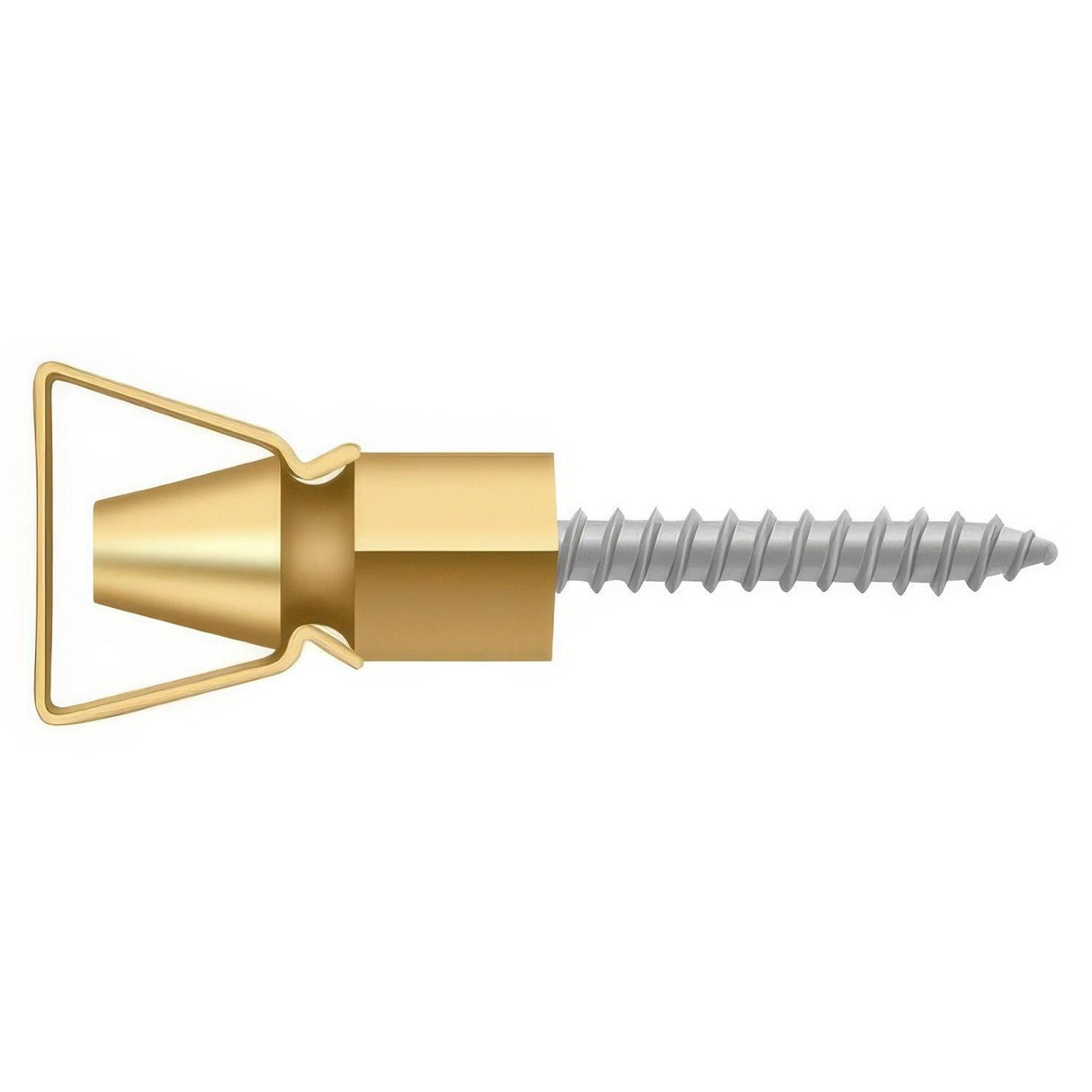 Deltana SDH101CR003 SDH101 1-1/4" Shutter Door Holder Lifetime Polished Brass