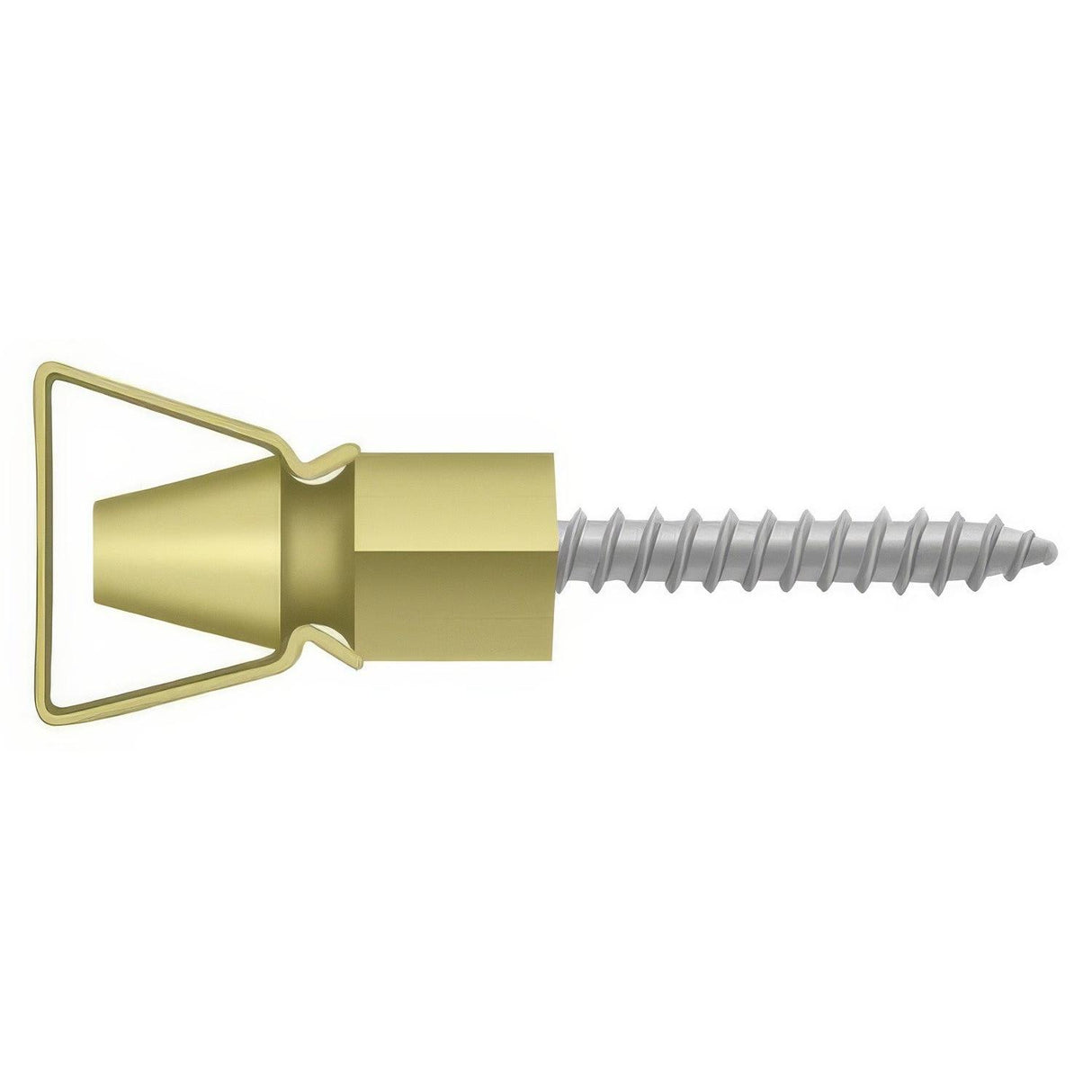 Deltana SDH101U3 SDH101 1-1/4" Shutter Door Holder Polished Brass