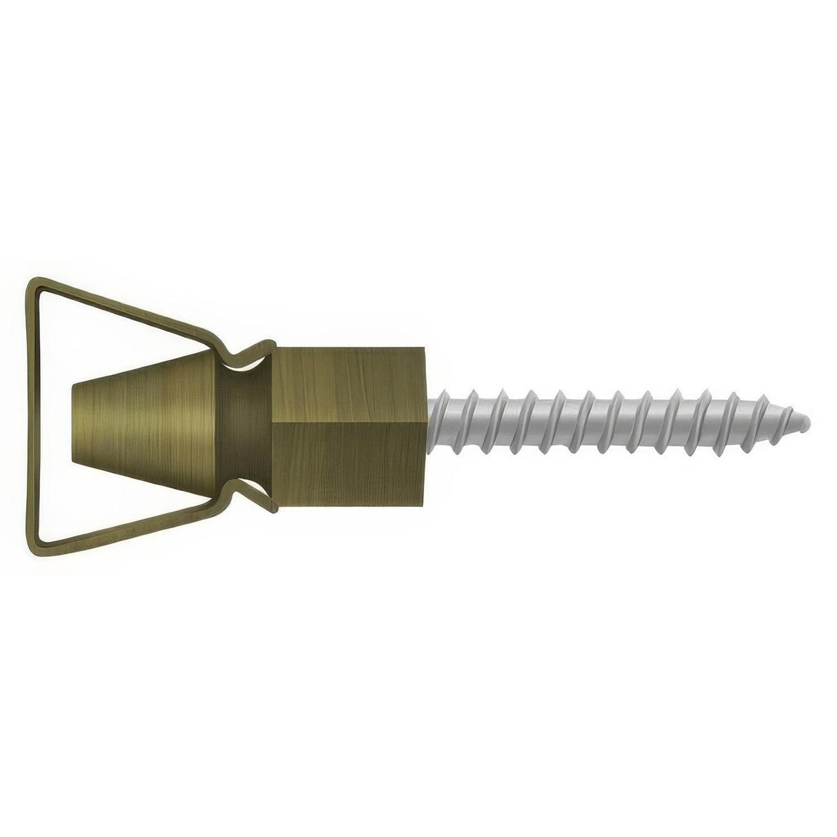 Deltana SDH101U5 SDH101 1-1/4" Shutter Door Holder Antique Brass