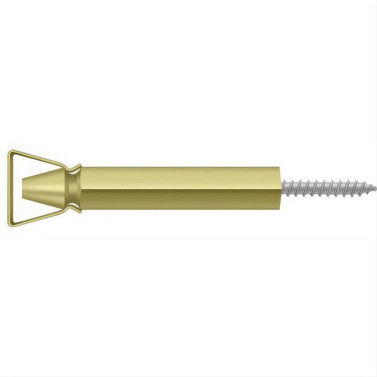Deltana SDH103U3 SDH103 3-1/4" Shutter Door Holder Polished Brass