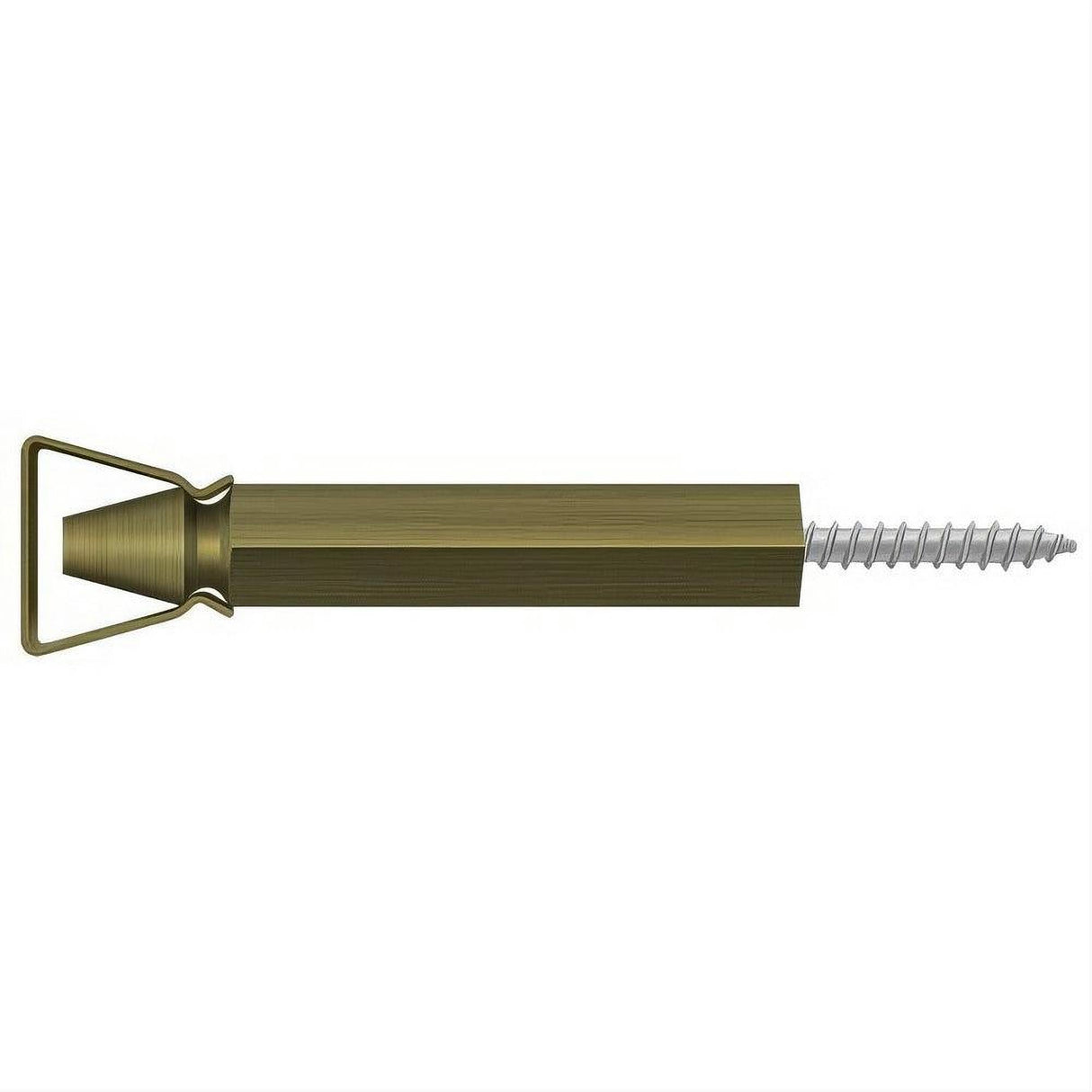 Deltana SDH103U5 SDH103 3-1/4" Shutter Door Holder Antique Brass